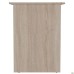 Single-pedestal desk OM-122L (1200x580x750mm) Sonoma Oak