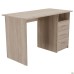 Single-pedestal desk OM-122R (1200x580x750mm) Sonoma Oak
