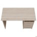 Single-pedestal desk OM-122R (1200x580x750mm) Sonoma Oak