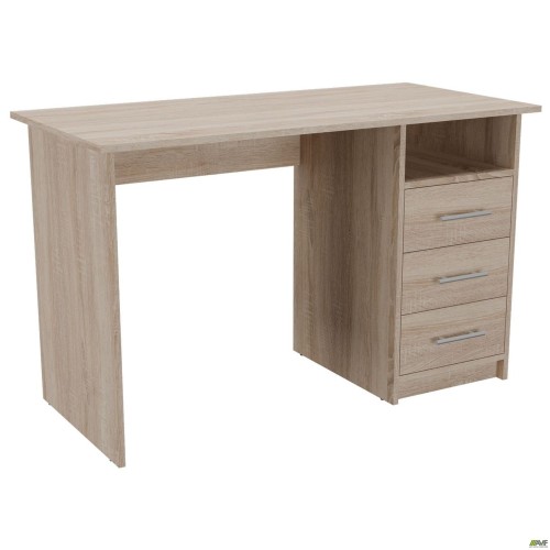 Single-pedestal desk OM-122R (1200x580x750mm) Sonoma Oak