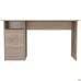 Single-pedestal desk OM-123L (1387x580x750mm) Sonoma Oak