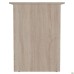 Single-pedestal desk OM-123L (1387x580x750mm) Sonoma Oak