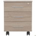 Mobile pedestal with lock OM-401 (400x400x500mm) (assembled) Sonoma Oak