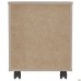Mobile pedestal with lock OM-401 (400x400x500mm) (assembled) Sonoma Oak