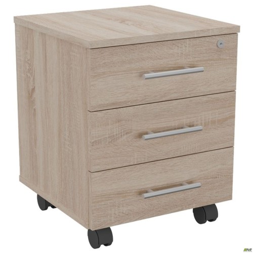 Mobile pedestal with lock OM-401 (400x400x500mm) (assembled) Sonoma Oak