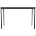 Turin Knock-down Desk (1187x600x750H) Black graphite/Grey Slate