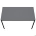 Turin Knock-down Desk (1187x600x750H) Black graphite/Grey Slate