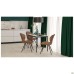 Turin Knock-down Desk (1187x600x750H) Black graphite/Grey Slate