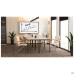 Turin Knock-down Desk (1187x600x750H) Black graphite/Grey Slate
