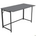 Fold FL1200 folding table (1200x600x750H) black/Grey Slate