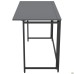 Fold FL1200 folding table (1200x600x750H) black/Grey Slate