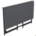 Fold FL1200 folding table (1200x600x750H) black/Grey Slate