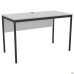 Oslo desk (1187x600x750mm), graphite black/white