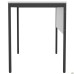 Oslo desk (1187x600x750mm), graphite black/white