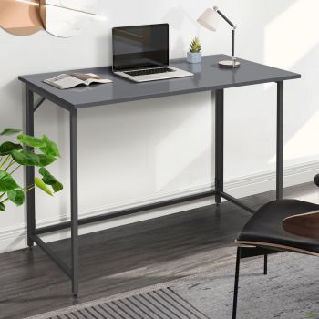 Fold FL1000 folding table (1000x600x750H) black/Grey Slate