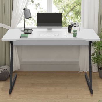 Dexter DX1200 computer desk (1200x600x750H) graphite black/White
