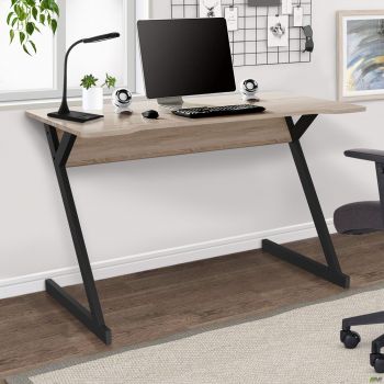 Dexter DX1200 computer desk (1200x600x750H) graphite black/Sonoma Oak