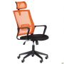 Matrix HR office chair, Sydney-07 seat / Line-07 orange mesh back