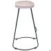 Jam bar chair, black graphite frame, whitened ash seat