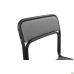 Askona chair, black frame, grey faux leather