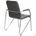 Samba chair chrome walnut Nappa-42