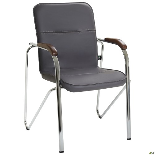 Samba chair chrome walnut Nappa-42