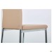 Sicily chair, chrome, beige faux leather