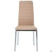 Sicily chair, chrome, beige faux leather