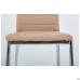Sicily chair, chrome, beige faux leather