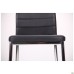 Sicily chair, chrome, black faux leather