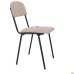 Master chair, black frame, beige faux leather