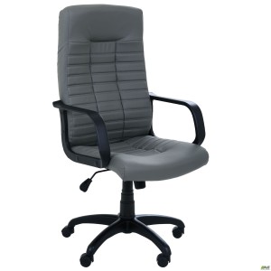 Atlet PL Chair, Tilt – Grey Faux Leather