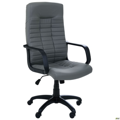 Atlet PL Chair, Tilt – Grey Faux Leather
