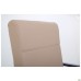Favorite plastic executive chair, beige faux leather