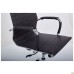 Slim HB Chrome Chair, Tilt – Wax Dark Grey