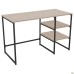 Jet JT1200 computer desk (1187x550x750H) black/Oak Sonoma