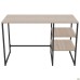 Jet JT1200 computer desk (1187x550x750H) black/Oak Sonoma