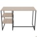 Jet JT1200 computer desk (1187x550x750H) black/Oak Sonoma
