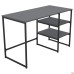 Jet JT1200 computer desk (1187x550x750H) black/Grey Slate