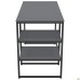 Jet JT1200 computer desk (1187x550x750H) black/Grey Slate