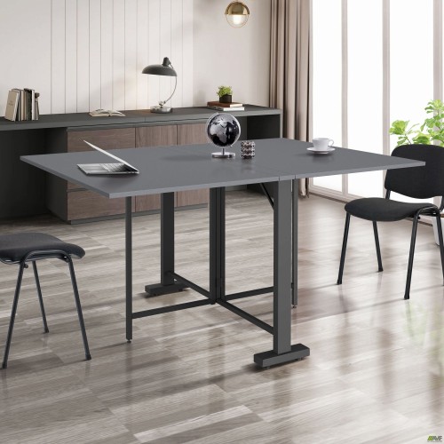 Fold 2 FL2 1400 folding table (1380/210x1000x750H) black/Grey Slate