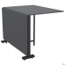 Fold 2 FL2 1400 folding table (1380/210x1000x750H) black/Grey Slate
