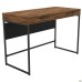 Campari Cr1200 desk (1200x550x800H) black/Livorno Oak