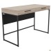 Campari Cr1200 desk (1200x550x800H) black/Sonoma Oak