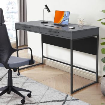Campari Cr1200 desk (1200x550x800H) black/Grey Slate