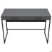 Campari Cr1200 desk (1200x550x800H) black/Grey Slate