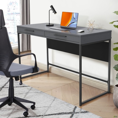 Campari Cr1200 desk (1200x550x800H) black/Grey Slate