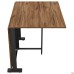 Fold 2 FL2 1400 folding table (1380/210x1000x750H) black/Oak Livorno