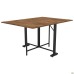 Fold 2 FL2 1400 folding table (1380/210x1000x750H) black/Oak Livorno