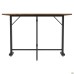 Fold 2 FL2 1400 folding table (1380/210x1000x750H) black/Oak Livorno